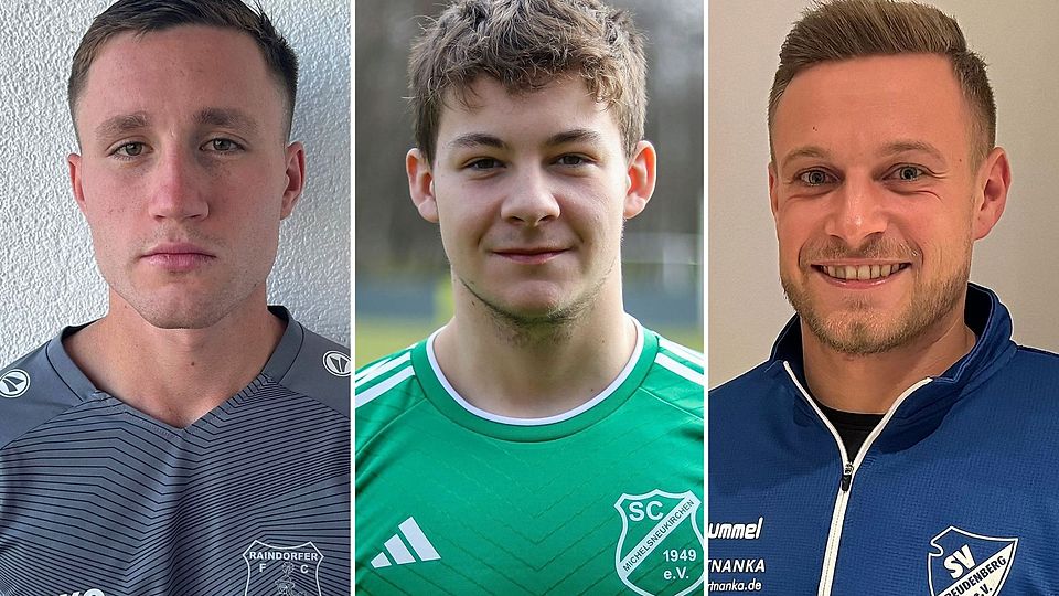 Bestechen mit herausragenden Torquoten (von links): Luca Politanow, Nico Kleebauer und Sebastian Bauer.