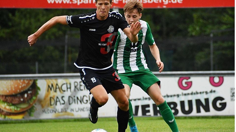 Es reichte nur zu einem Ligaspiel: Moritz Nebel (vorne) kehrt dem TSV Landsberg wieder den Rücken.