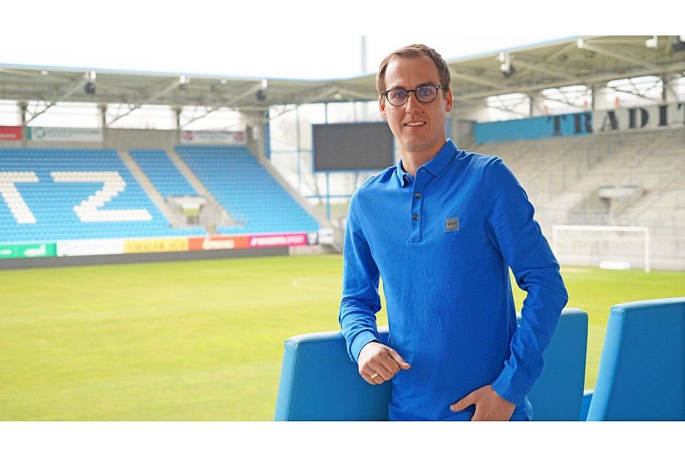 Marcus Jahn, hier im Stadion an der Gellertstraße, wird neuer Leiter des Nachwuchsleistungszentrums des Chemnitzer FC.