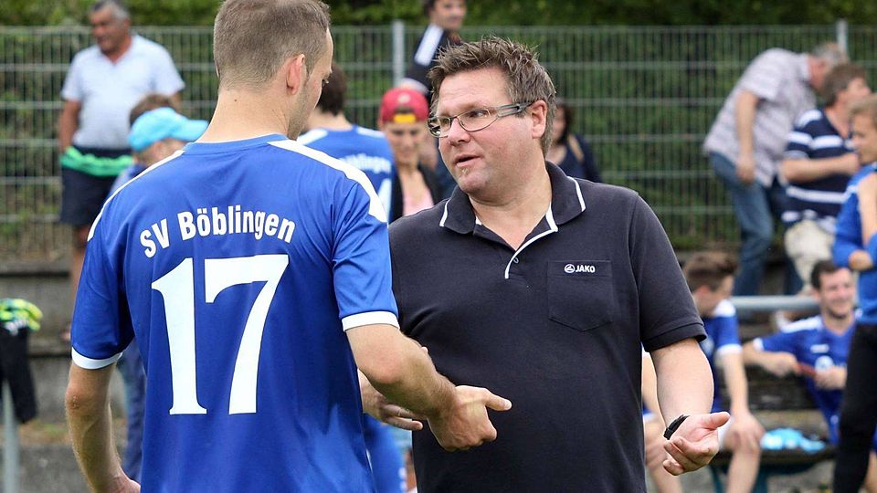 Böblingens Coach Bernd Gluiber: &quot;Entscheidend ist, dass wir nicht verkrampfen&quot; Foto (Archiv): Eibner