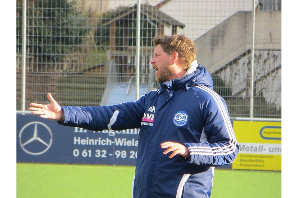 Frei-Weinheims Trainer David Klose kann mit der Leistung seiner Mannen derzeit vollauf zufrieden sein. F: Marth