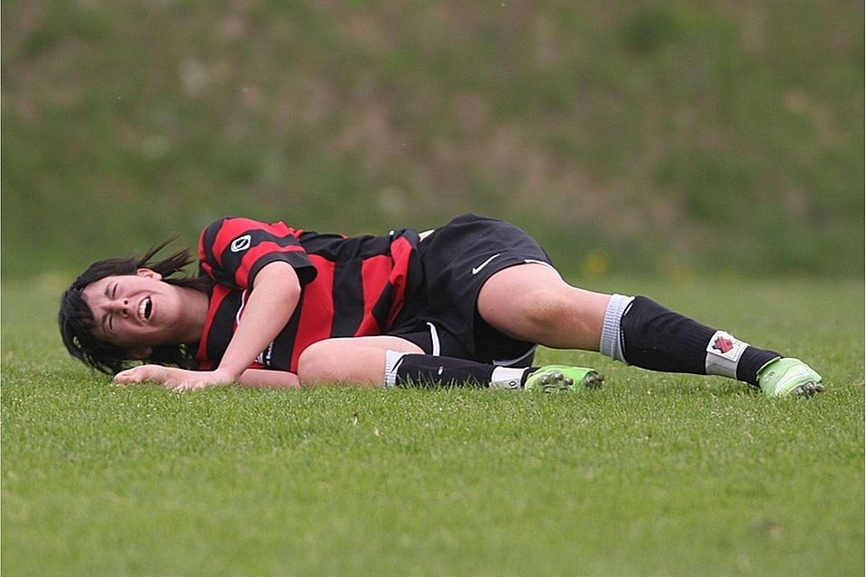 Foto: Alexander Escher         Verletzte Spielerinnen sind für den VFB zur Zeit keine Seltenheit