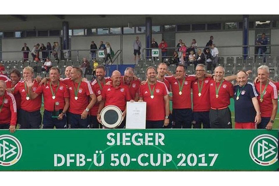 Ü50-Deutscher-Fußballmeister FC Bayern München. Foto: Fürstenfeldbrucker Tagblatt