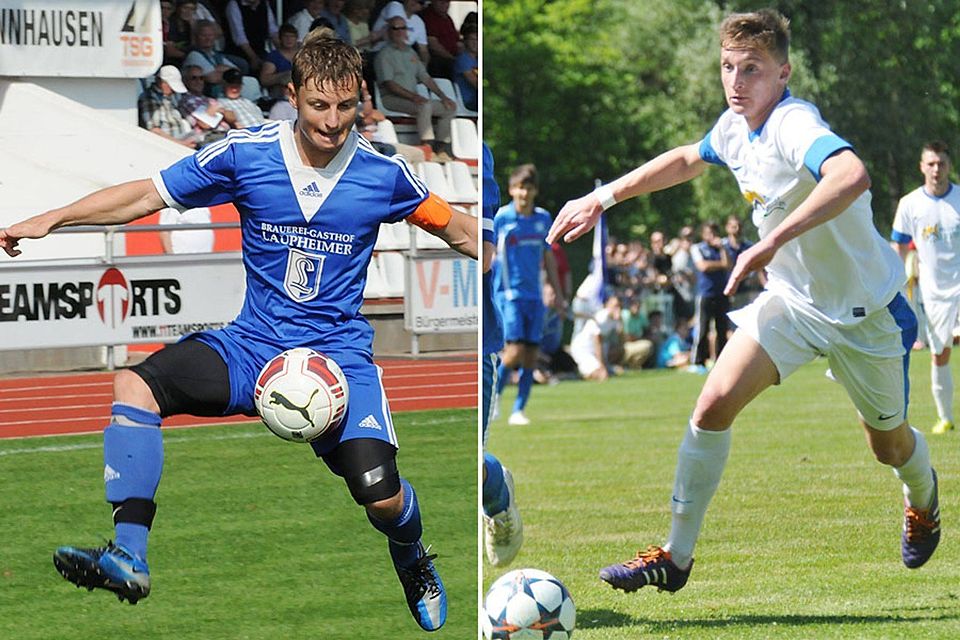 Bei den Fans hoch im Kurs standen Marco Hebel (links) vom TV Erkheim und Tobias Bader (rechts) vom FC Günzburg, die in die FuPa-Elf der Woche gewählt wurden.   F.: Archiv