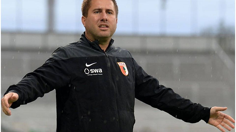 Tobias Luderschmid muss seinen Trainerposten beim FC Augsburg II räumen. F.:Leifer