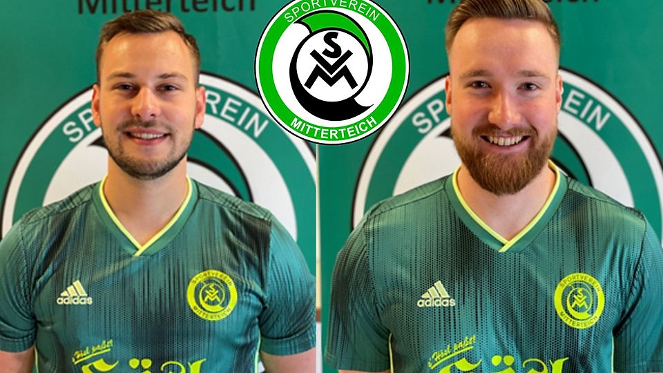 Samuel Stauber (links) und Bastian Strehl tragen ab dem Sommer das grün-weiße Trikot des SV Mitterteich.