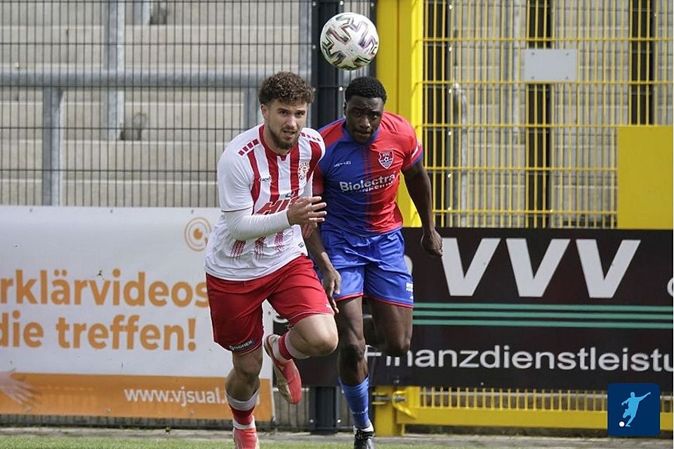 Albin Thaqi (links) lief in der vorigen Saison für Regionalligist Fortuna Köln auf.