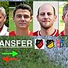 Das neue Trainergespann der SG: Günter Nessel, Peter Frey und Stephan Klein (von links). Alan Zimmermann ist künftig nur noch als Spieler aktiv.