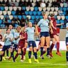 Vor drei Jahren spielten Laura Miller und Co. u.a. gegen England im "Stade de Luxembourg"