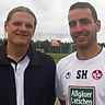 Die Hospitation absolvierte Roland Schreiner bei FCK-Torwarttrainer Sven Höh. F: privat
