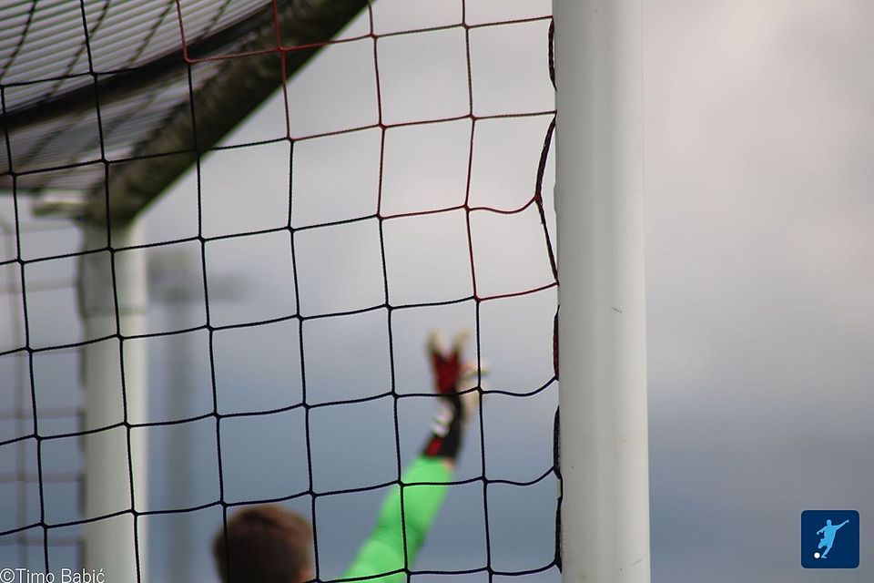 Im Netz des FCA II-Tores landete der Ball 6x mal gegen die TSG Darmstadt