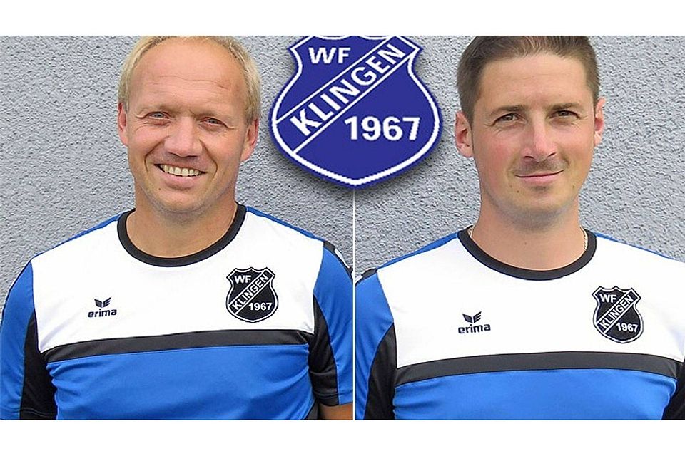 Klingens Trainer-Duo Frank Lasnig (links) und Andreas Rappel (rechts) gibt auch in der neuen Saison die Kommandos.  Fotos: Christoph Knaopp