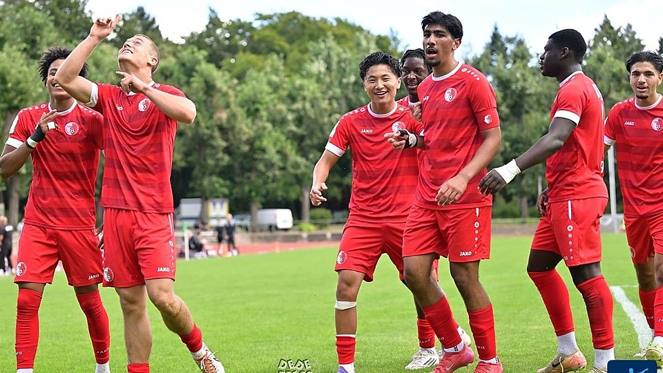 Jubel bei der BAK U19 nach dem Magdeburg Dreier