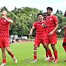 Jubel bei der BAK U19 nach dem Magdeburg Dreier