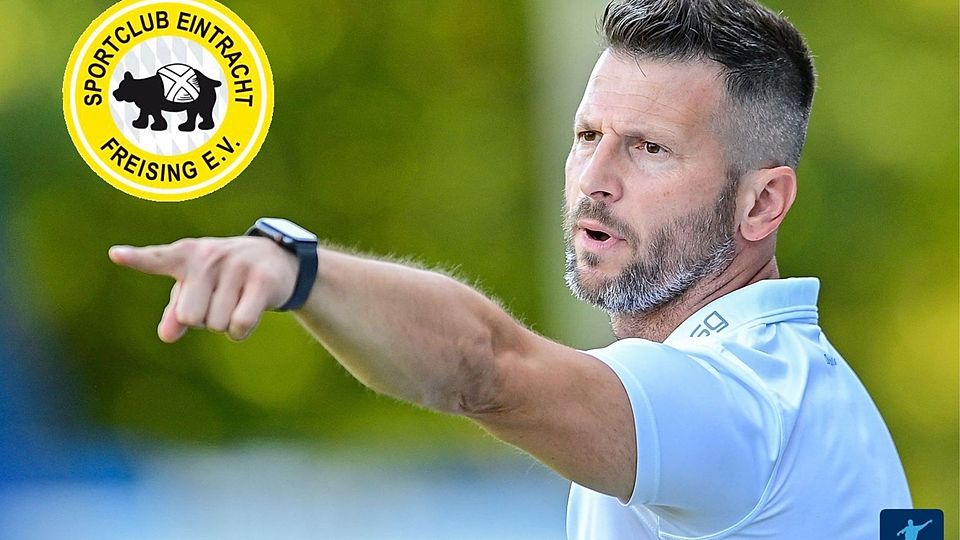 Mijo Stijepic greift beim SE Freising an.