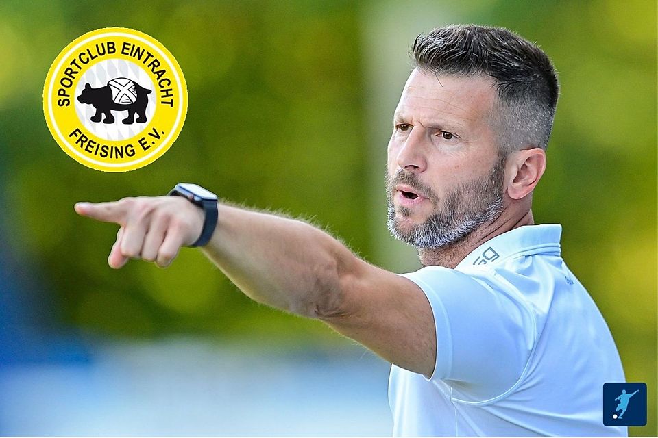 Mijo Stijepic greift beim SE Freising an. Mijo Stijepic greift beim SE Freising an.