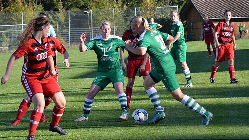Den Mädels vom Nordhang fehlte gegen den FC Ingolstadt II das Durchsetzungsvermögen.  Foto: kd
