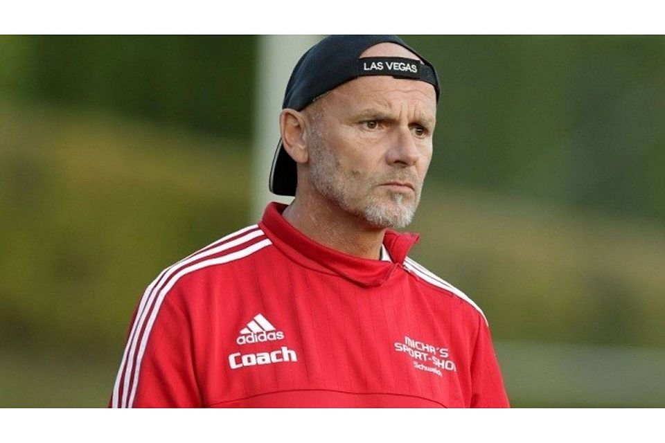 Manfred Vogt, Trainer des FC Schöndorf.