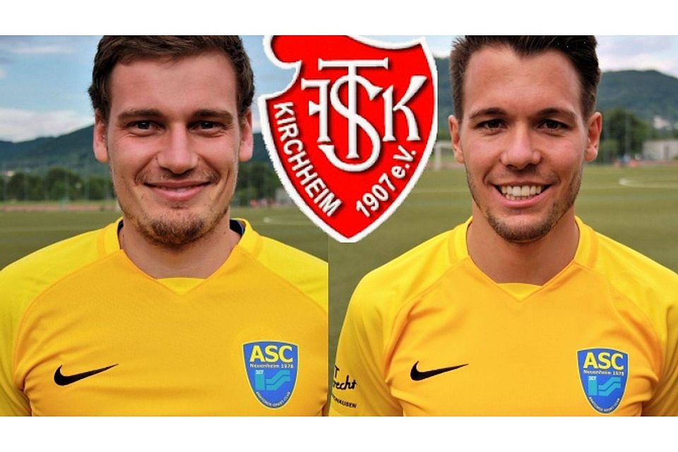 Daniel Janesch (l.) und Sebastian Kraft wechseln von Neuenheim nach Kirchheim.