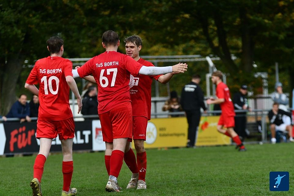 Freude über eine tolle Veranstaltung beim TuS Borth. 