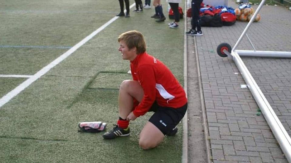 Anke Lörch ist viel für ihren TSV Klein-Linden im Einsatz, manchmal sogar als Aushilfe im Gruppenliga-Spielbetrieb der zweiten Frauenmannschaft.	Foto: Lörch