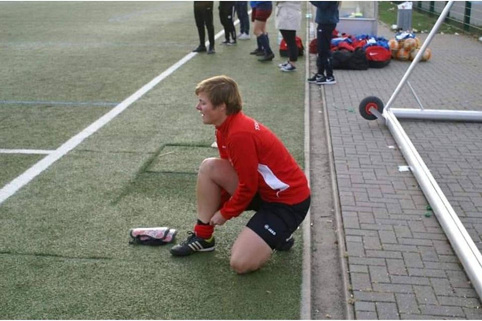 Anke Lörch ist viel für ihren TSV Klein-Linden im Einsatz, manchmal sogar als Aushilfe im Gruppenliga-Spielbetrieb der zweiten Frauenmannschaft.	Foto: Lörch