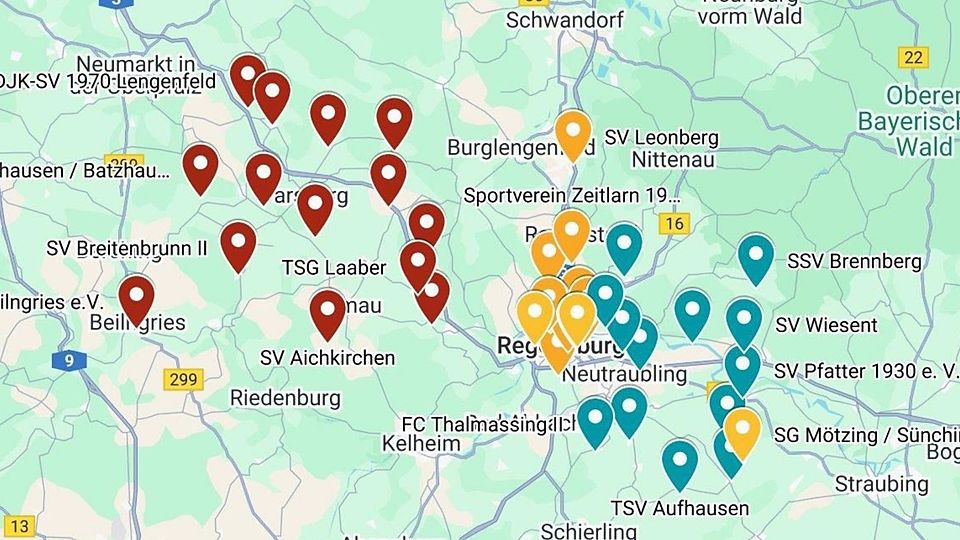 So wurden die 41 Kreisklassisten eingeteilt.