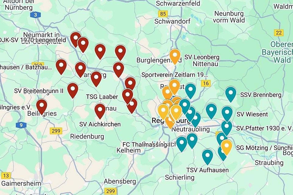 So wurden die 41 Kreisklassisten eingeteilt.