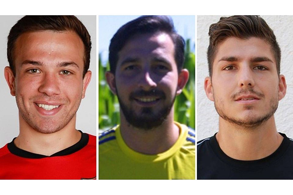 Wechseln zum VfR Bad Bellingen: Yannick Müller (links), Codrut-Stefan Lirca (Mitte) und Nicolas Zimmermann. | Fotos: FVLB/FCS/FCK