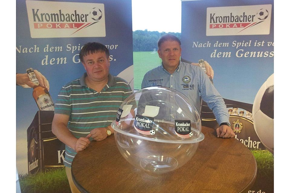 Ralf Busse (l) und Stefan Brinker, Mitglieder im Bezirksspielausschuss Foto: Dieter Kremer