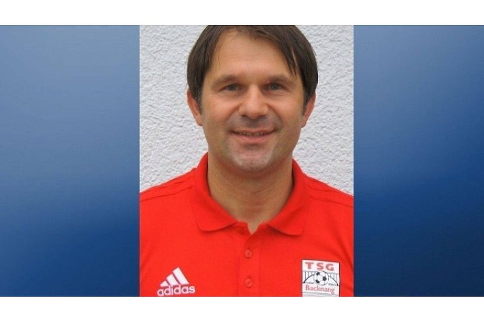 Trainer Anto Markovic empfängt mit der A-Jugend der TSG Backnang den VfL Herrenberg.