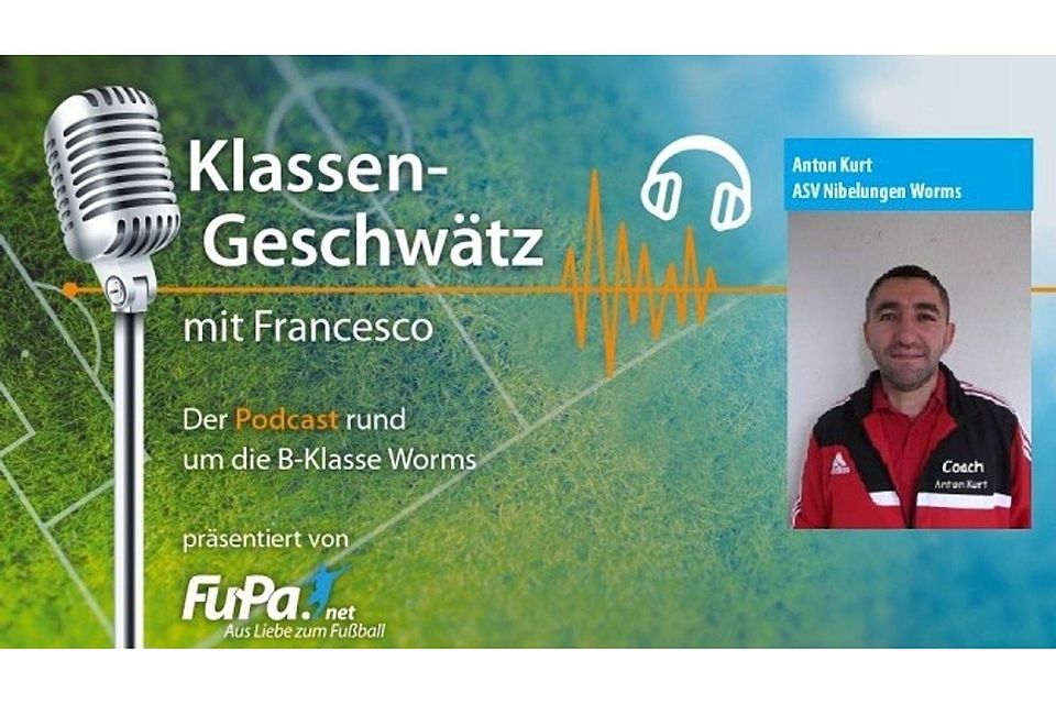 Der Fupa-Podcast - Diese Woche spricht Francesco mit Anton Kurt, Trainer vom ASV Nibelungen Worms.
