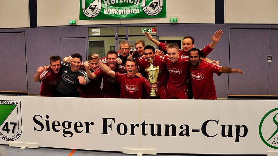 Revanche geglückt: Bersenbrück feiert den Triumph beim Fortuna-Cup Foto: Andreas Hömer
