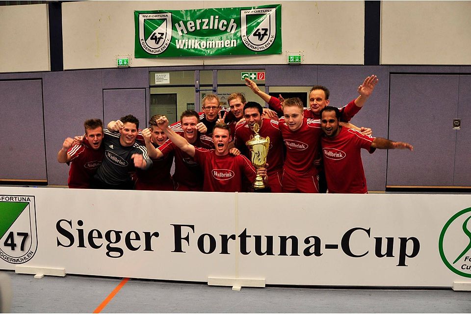 Revanche geglückt: Bersenbrück feiert den Triumph beim Fortuna-Cup Foto: Andreas Hömer