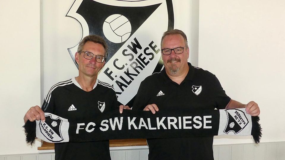 Arbeiten ab der kommenden Spielzeit zusammen: Neu-Trainer Frank Ulbricht (l.) und Fußballobmann Thomas Chisholm.(r.)