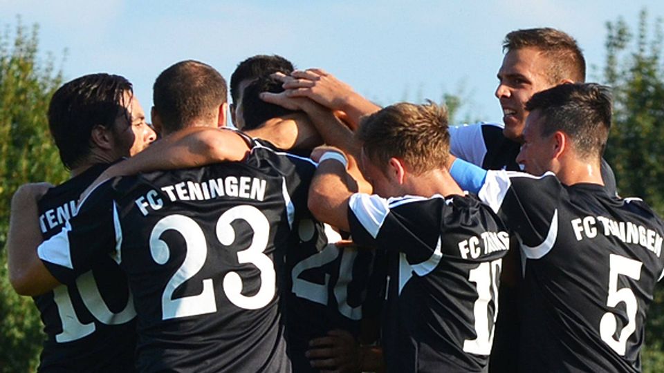 Jubelt der FC Teningen am Wochenende gegen den FC Emmendingen? | Foto: Benedikt Hecht