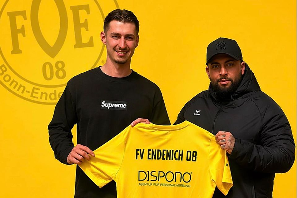 Jonas Degenhart vom 1. FC Spich verstärkt den Angriff des FV Bonn-Endenich.