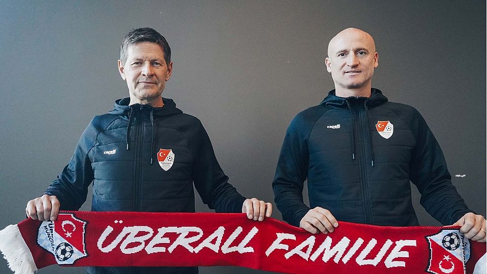 Andreas Heraf (li.) und Goran Djuricin sollen Türkgücü München auf Vordermann bringen 