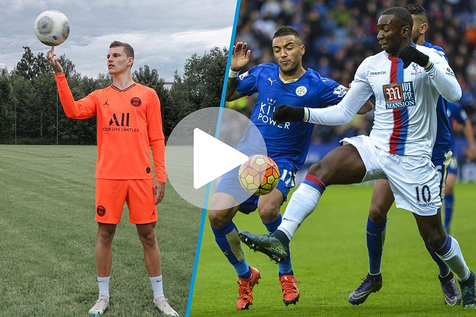 Jan Wehner (li.) zeigt euch im Video den "Bolasie Flick" von Yannick Bolasie (in weiß) Jan Wehner (li.) zeigt euch im Video den "Bolasie Flick" von Yannick Bolasie (in weiß)