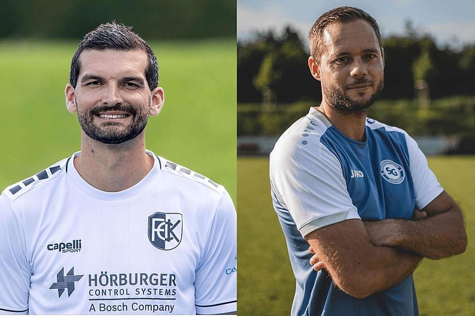 Thomas Rathegeber (li.) coacht den FC Kempten bis zum Sommer, ehe dann Felix Thum übernimmt 