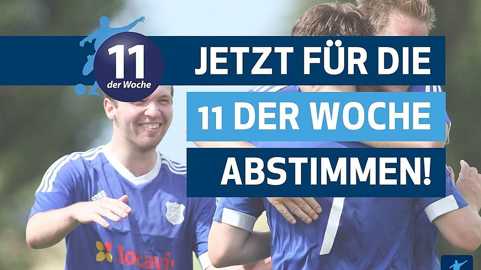 Wählt jetzt die Elf der Woche am Niederrhein!