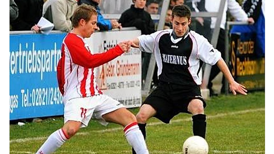 Jörg Hahn zu seiner aktiven Zeit für den SV Sonsbeck.