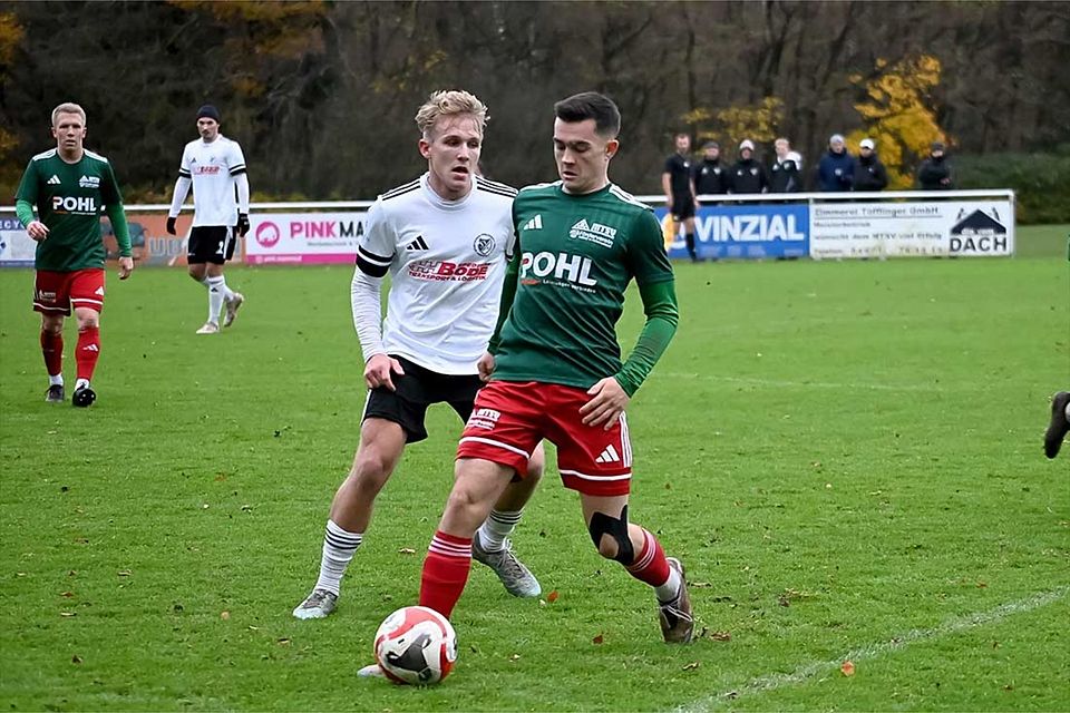 Kjell Knaak (MTSV Hohenwestedt) im Spiel gegen Preußen Reinfeld.