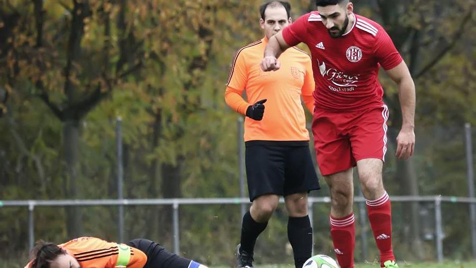 Ömer Sarikaya und Türk Breuberg wollen gegen Haingrund jubeln. Archivfoto: Herbert Krämer