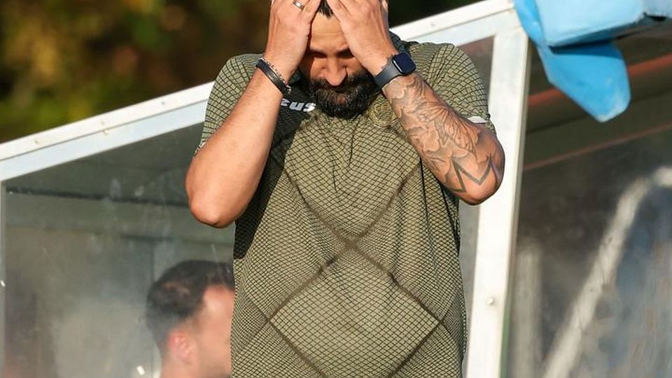 Trainer Aytac Sulu steht mit dem SV Hummetroth nach der Niederlage beim FC Gießen weiter auf dem vorletzten Tabellenplatz der Hessenliga.