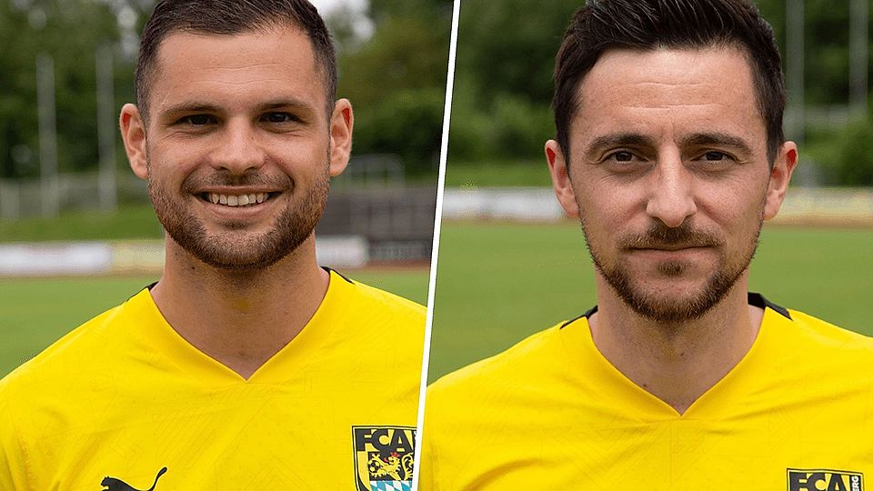 Maximilian Witzel (links) und Benjamin Burger springen beim FC Amberg interimsmäßig ein.