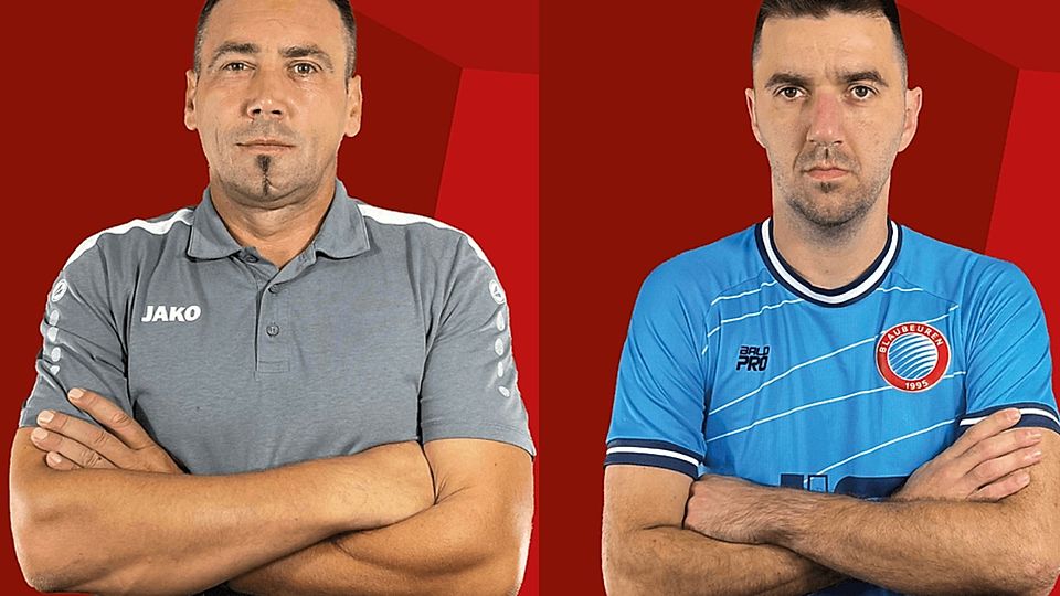 Darko Tomic (links im Bild) und Zeljko Haramina
