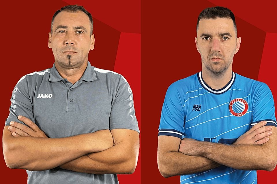 Darko Tomic (links im Bild) und Zeljko Haramina