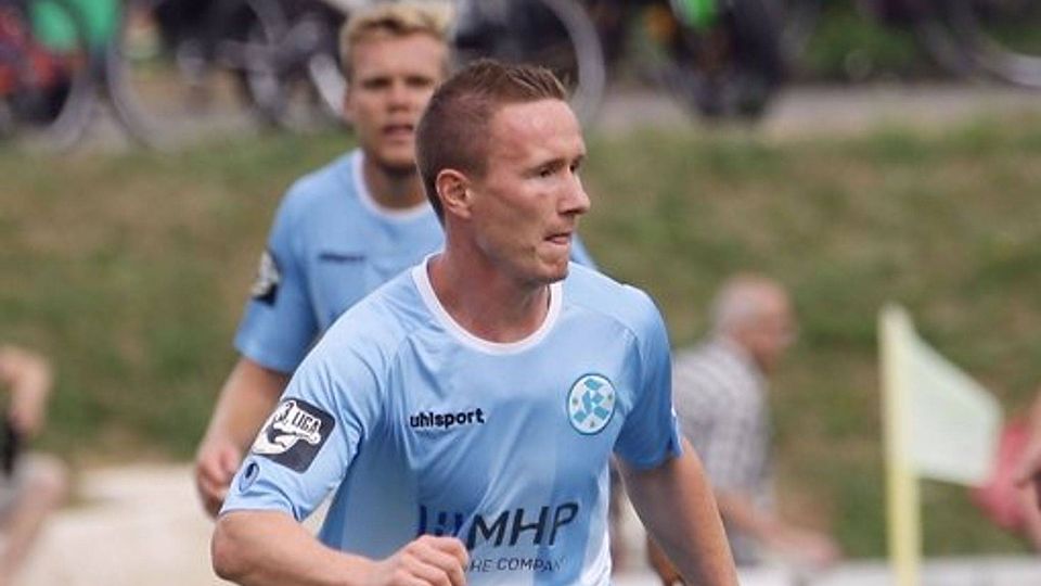 Kandidat für die Position von Besar Halimi: Neuzugang Markus Mendler. Foto: Pressefoto Baumann