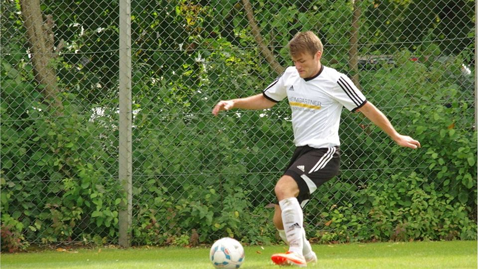 Florian Wagner erzielte das 2:0 für Donaustauf. F: Foto
